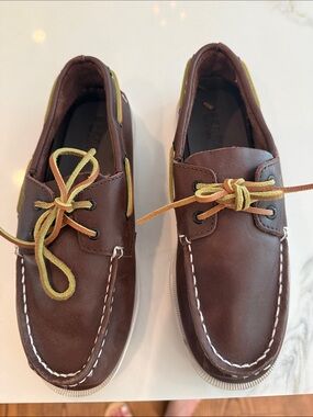 Sperry Top-Sider Brown Leather Boat Shoes